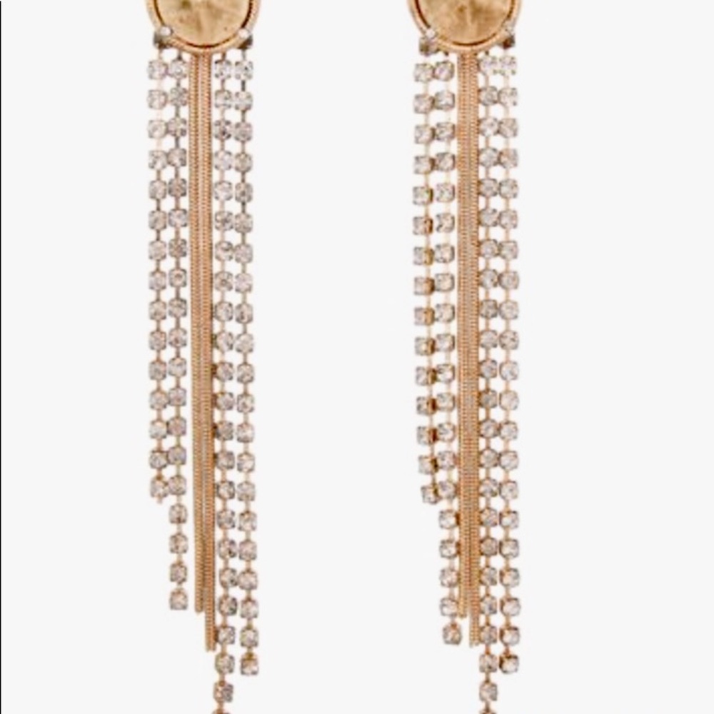 Erickson Beamon Goldtone Earrings - image 8